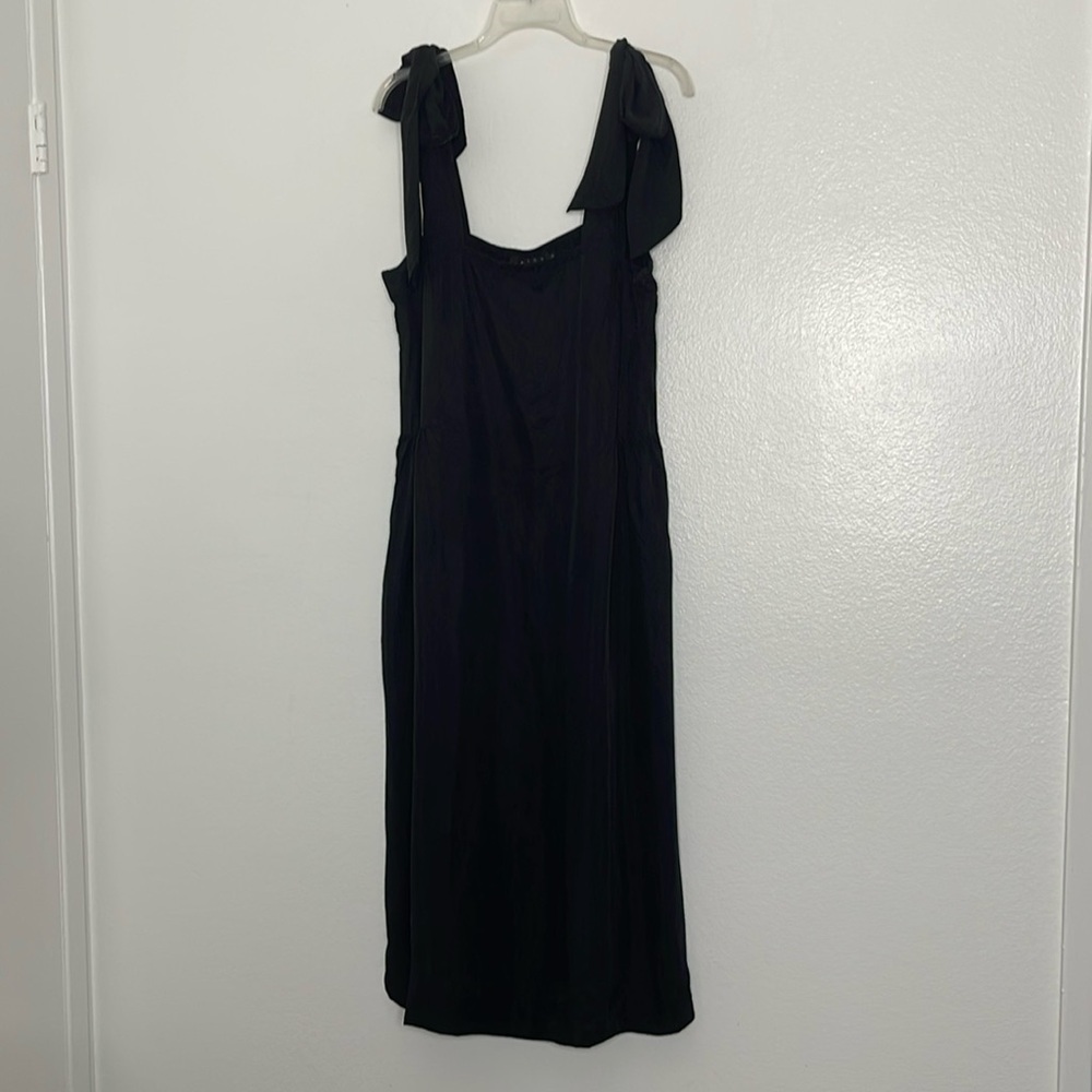 Hatch Maternity Kate Sleeveless Bow Tie Black Dress Size 2 Medium